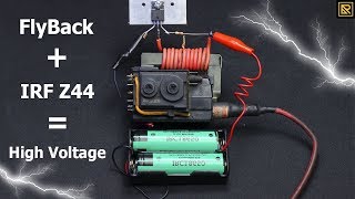 FlyBack Driver with mosfet Z44 |  How to create high - voltage current