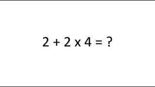 2+2x4=