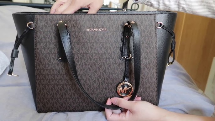 Unboxing Michael Michael Kors Voyager Large Saffiano Leather Top