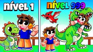 Fiz uma COLEÇÃO DE DINOSSAUROS no ROBLOX!