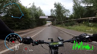 Тест скорости электро фэтбайк 3000w.  // Speed test of my e-bike after a run of 1800km
