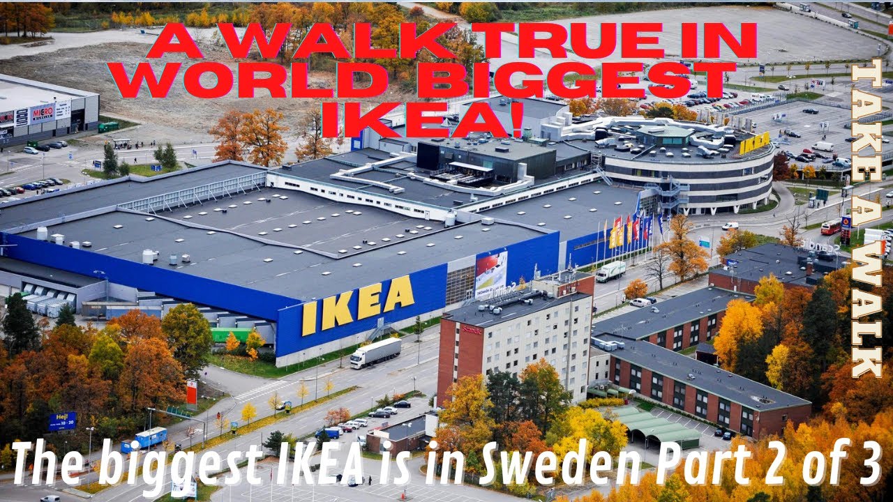 Biggest IKEA is in Sweden, Stockholm / Största IKEA är i kungens kurva -  YouTube