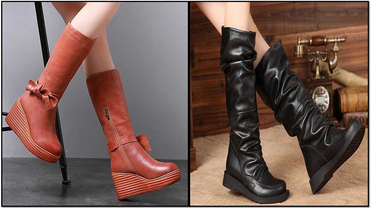 Very Stylish and Beautiful Knee High Women Boots / Lovely Women Boot ...