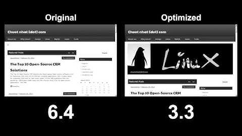 Optimized Website chuotnhat.com by Pagespeed service of google