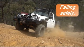 How to safely fail on a hill  manual 4x4 edition