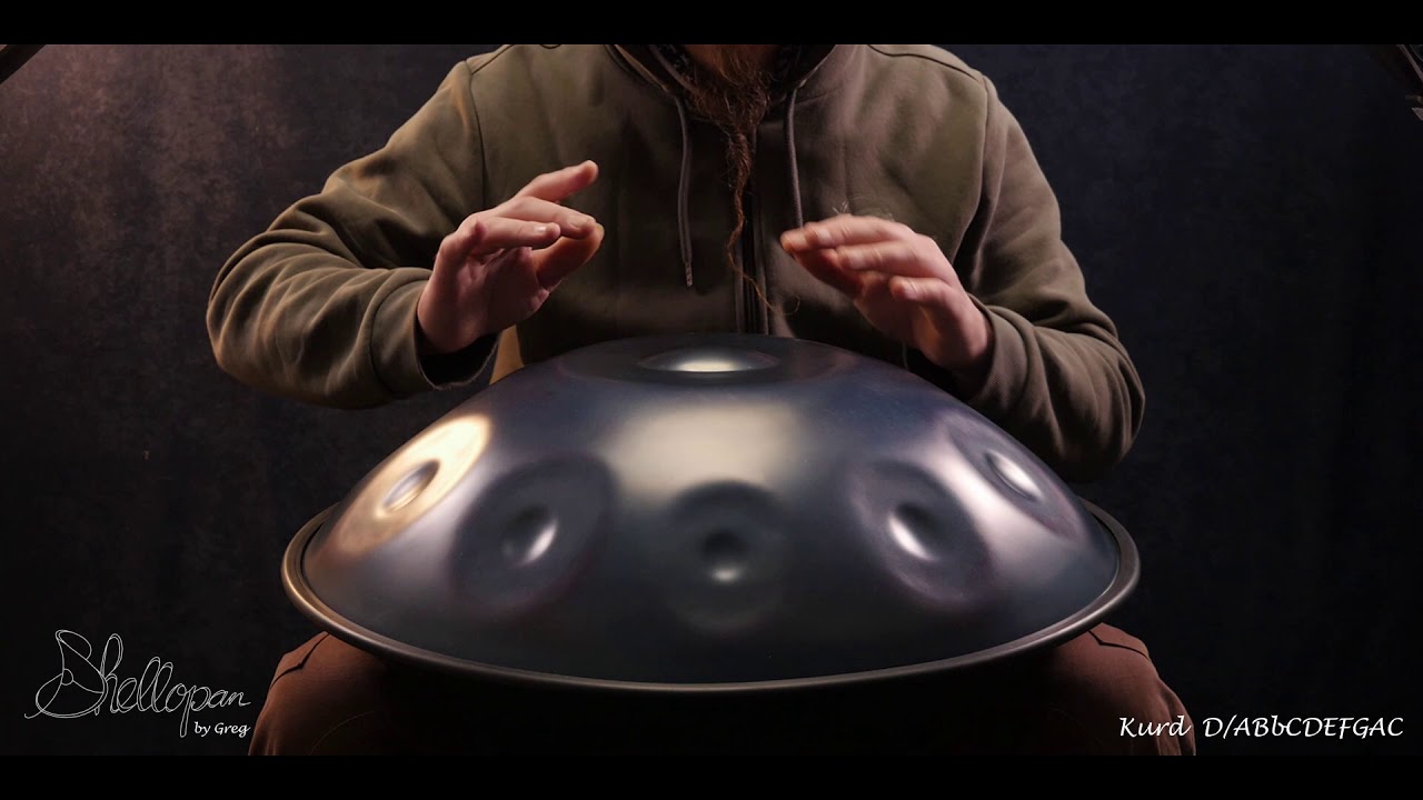 Handpan - D minor /A Phrygian 10 "Kurd9" - Shellopan by Greg