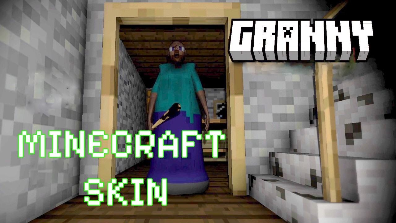 GRANNY but with a Minecraft Mod 😨 | Horror Gameplay