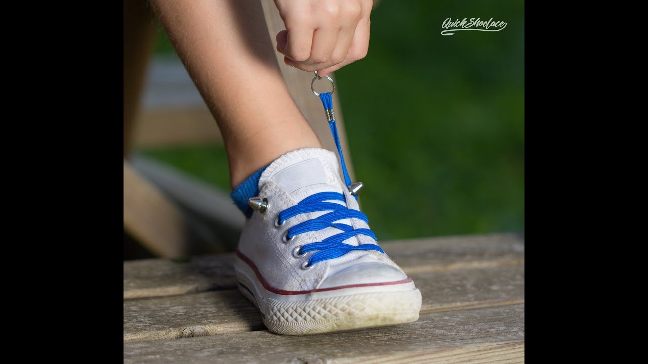 No Tie Elastic Shoelace with a bling YouTube
