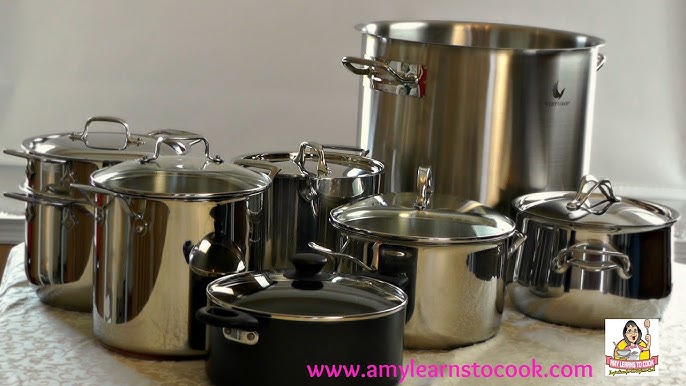 Concord Cookware Stainless Steel Stock Pot with Lid Capacity: 40 qt S40-SSP_WY