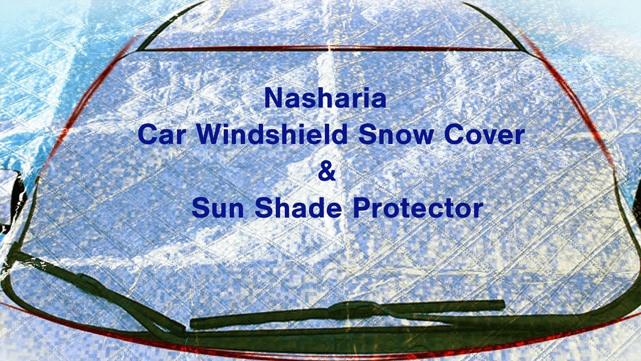 Testing the Windshield Snow Cover by Mopoin in a Blizzard 