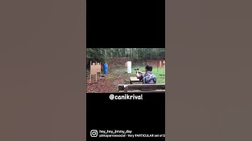 Shooting from a sitting position with the Canik Rival with a Holosun red dot. #canik #holosun #idpa