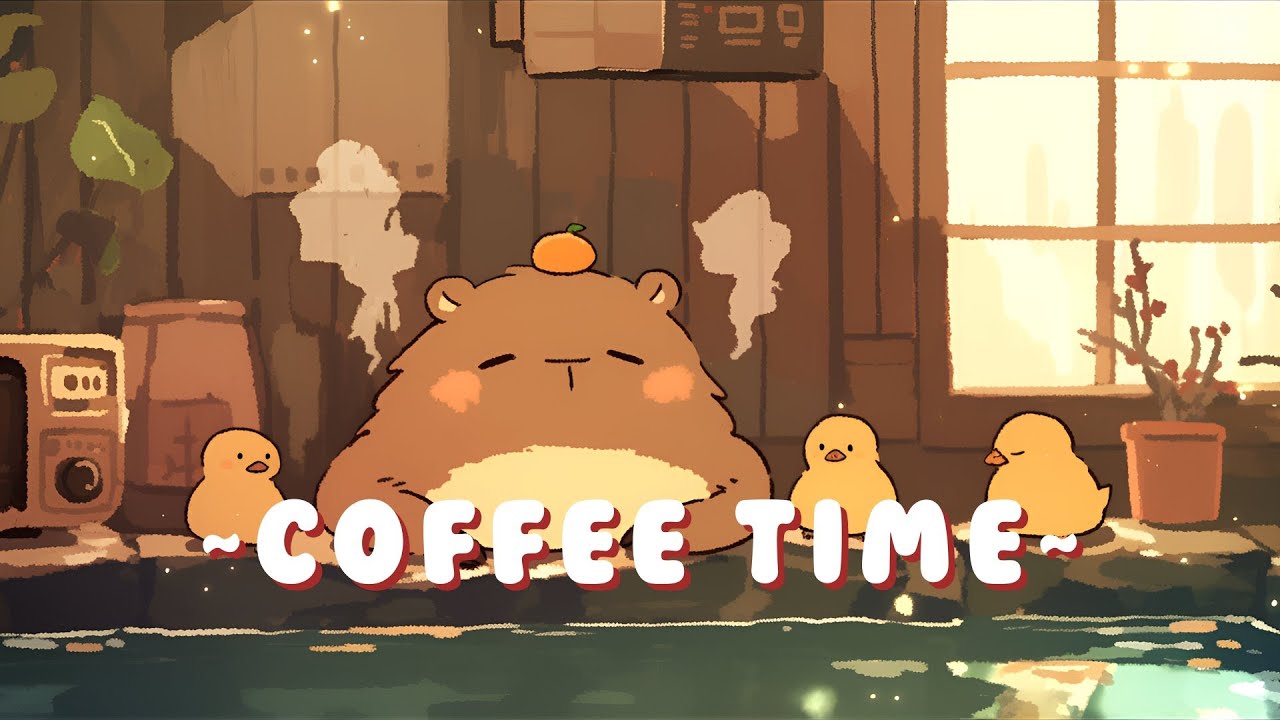 Capybara Music Lab | Relaxing Music for Work/Study 🦫 🎵 🌙