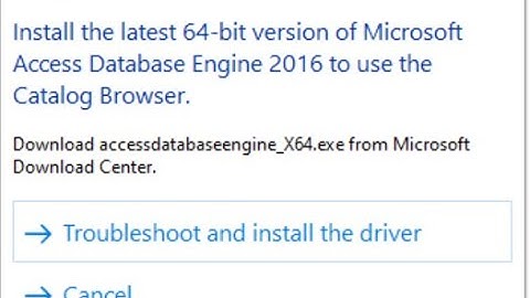 Solucion al error de Autocad Electrical con la base de datos de Access
