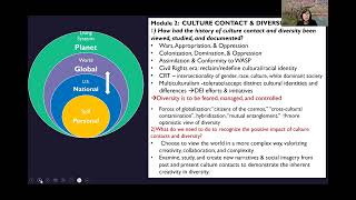 Planetary Consciousness CIIS Course: Modules 1-3
