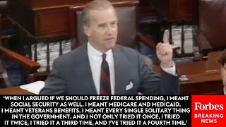 Biden's Past Attempt To Freeze Social Security And Medicare Goes Viral After State Of The Union