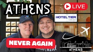 We flew to Athens for another amazing cruise, but this way, NEVER AGAIN! Let’s talk about it! LIVE