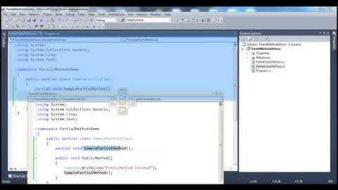 Part 63   Partial methods in c#