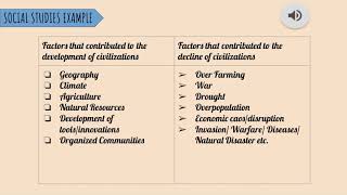 Instruction Strategy; T-Chart Graphic Organizer