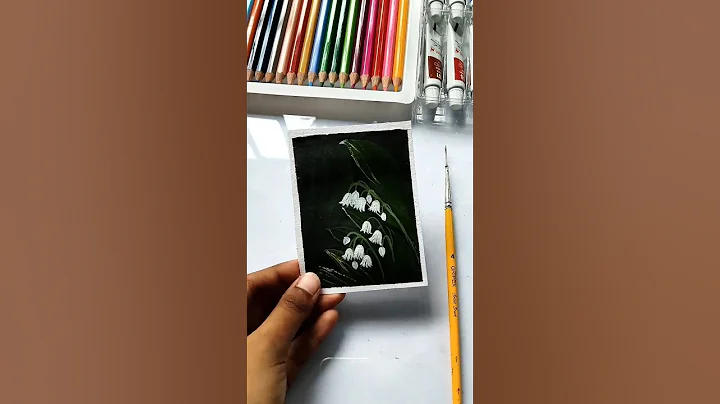 Paint with me🪴✨#flowers #art #landscape #painting #drawing #youtubeshorts #shorts #trending #easyart