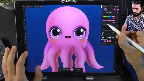 Polvo 2D Speedart Affinity Designer IPAD