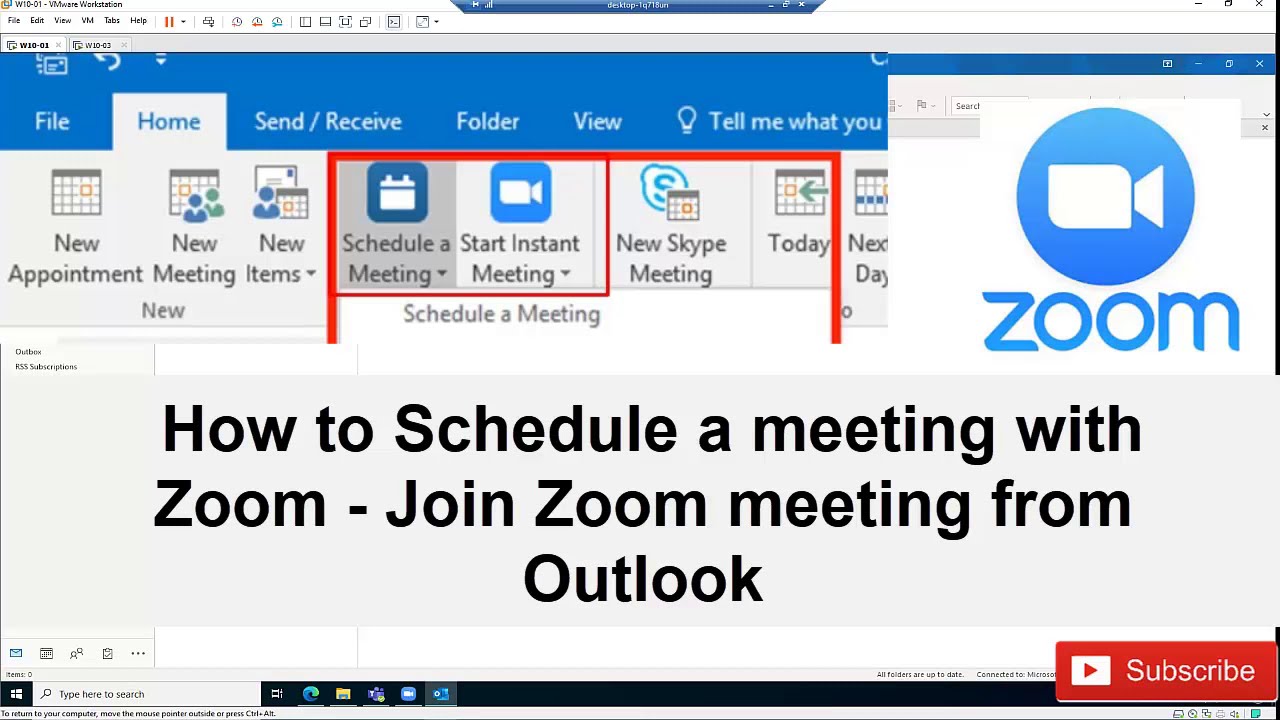 How to Schedule a meeting with Zoom Join Zoom meeting from Outlook