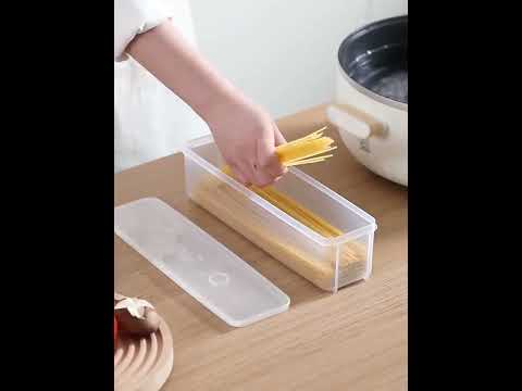 Kitchen Noodle Spaghetti Container Household Cereal Preservation Storage Box with Cover Spaghetti