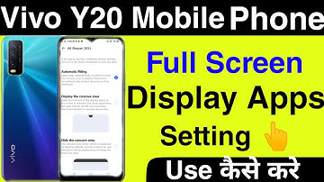 How To Full Screen Display App On Vivo Y20 || Vivo Y20 Full Display Screen Setting