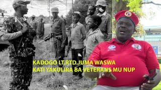 Kadogo Lt.Rtd.Waswa Juma ayogedde lwaki yadda mu NUP-Kati akulira ba Veterans mu NUP-Wulira Emboozi