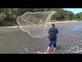 Рыбалка кастинговой сетью. Шашлык из Мирона