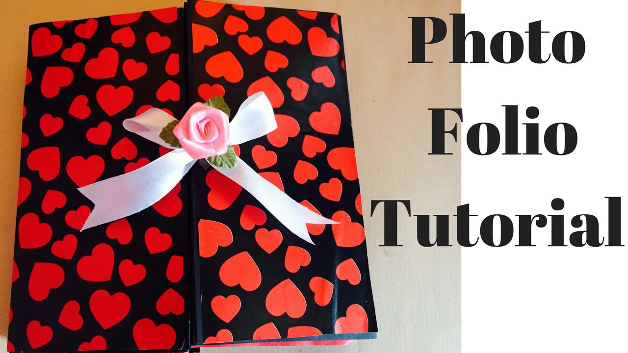 How to make a photo folio Photo folio tutorial photo album
