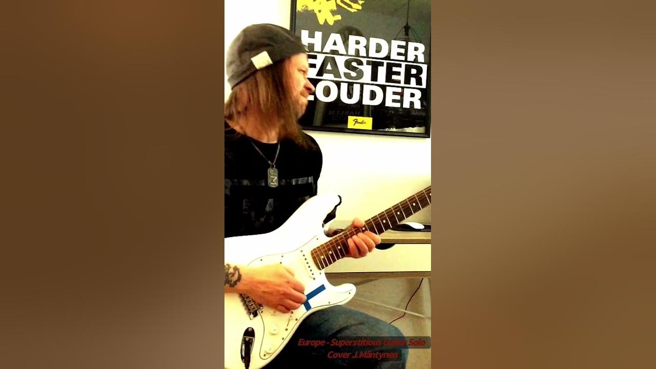 Sylvya Boschiero: EUROPE-The Final Countdown and Superstitious Guitar Solo Cover