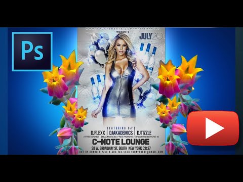 How To Make a Flyer in Photoshop Tutorials for graphic Designers Flyer Design