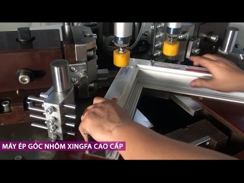 Video Máy Ép Góc Nhôm Xingfa Cao Cấp - youtube