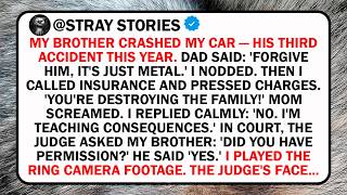 My Brother Crashed My Car — His Third Accident This Year. Dad Said: 'Forgive Him, It's Just Metal.'