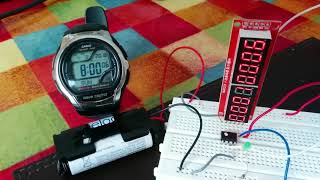 Complete cycle of 60kHz MSF time signal decoded by ATtiny85