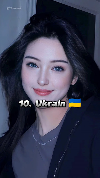 Top 10 Countries With Most Beautiful Woman 🥰💜 #beautiful #countries #women #shorts #thereeo
