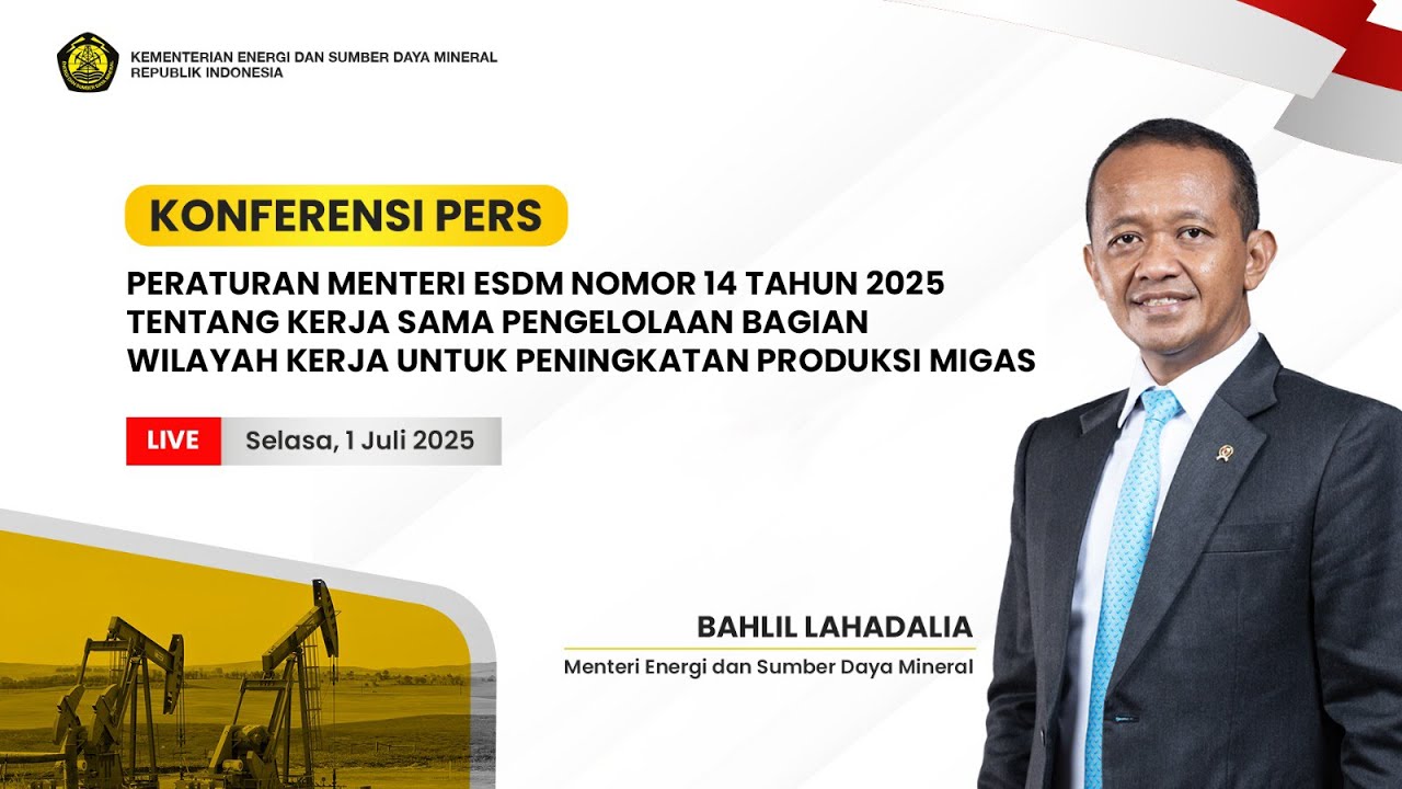 KONFERENSI PERS Peraturan Menteri ESDM Nomor 14 Tahun 2025