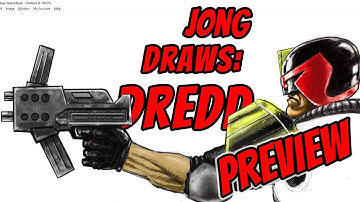 SPEEDPAINTING : DREDD--A Preview