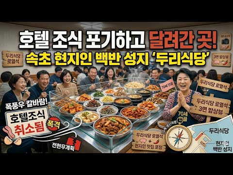 속초 현지인들이 줄 서는 백반집에서 찾은 그리운 맛! ​#속초여행 #두리식당 #현지인맛집 #가정식백반 #엄마손맛