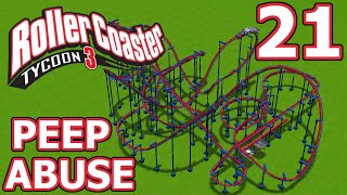 Peep Abuse (RollerCoaster Tycoon 3) - Part 21 - Inverted Coaster!