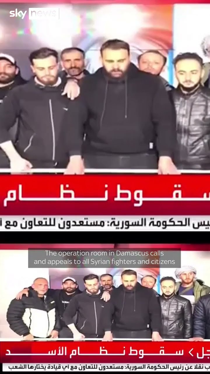 Rebels announce fall of Assad on state TV