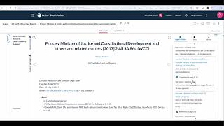 How the Legal Citator works with Case Law in Lexis+ SA