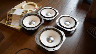 JBL LE8T-H エッジ良好　メンテ済　音出し確認済 JBL LE8T / LE8T-H スピーカーユニット修理実例と価格