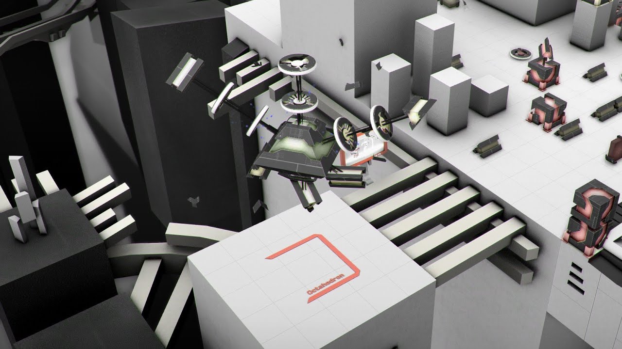 The white laboratory #5 Летающая Крепость.