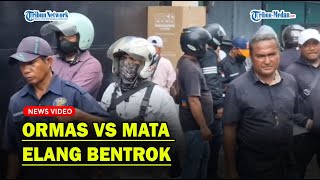 Mencekam Ormas Vs Mata Elang Bentrok Di Sebelah Mal