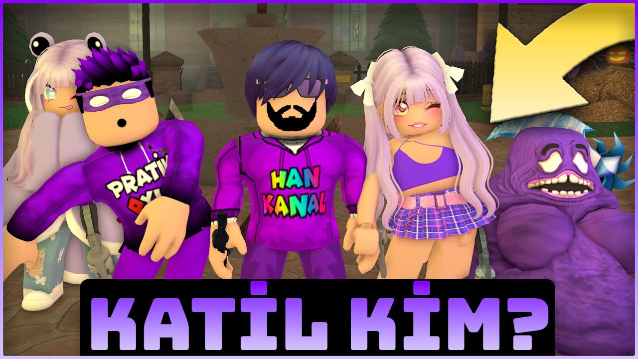 🟣 TEK RENK KATİL KİM CHALLENGE 🟣| ROBLOX MURDER MYSTERY 2 ONE COLOR CHALLENGE | HAN KRAL EKİP