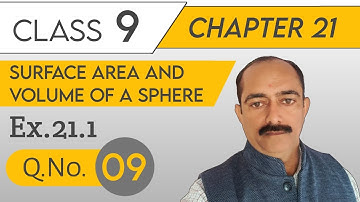 Class 9th | Chapter 21 | Ex.21.1 Q.No.9 (R.D.SHARMA)