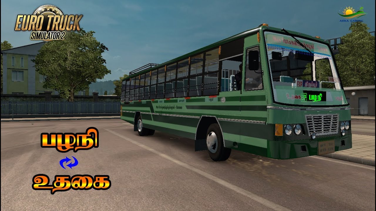 Tamil Nadu TNSTC Bus Model-2 in Ets2 PALANI TO OOTY