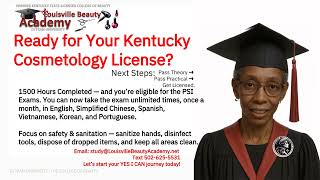 Ready for Your Kentucky Cosmetology License Step-by-Step Prep for PSI Theory and Practical