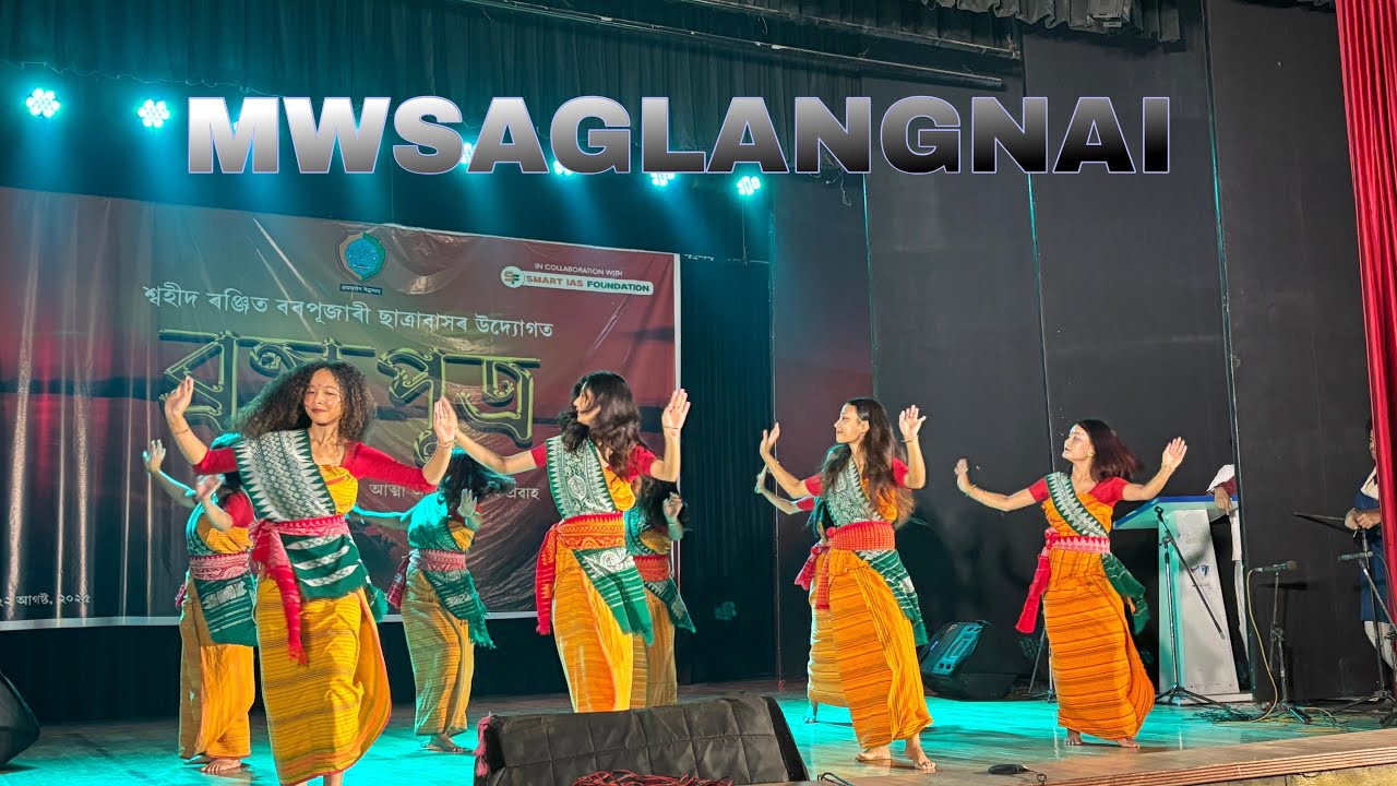Mwsaglangnai dance // Folklore day cotton university 2k25 